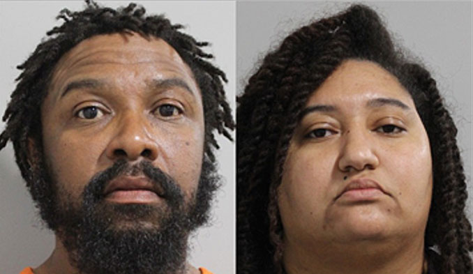 Anthony Davis (left) and Twanda Neal, charged arrested in Polk City with two missing and endangered children (SOURCE: Polk County Sheriff's Office)